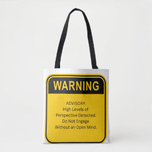 Bolso De Tela ADVERTENCIA: Detectados altos niveles de perspecti
