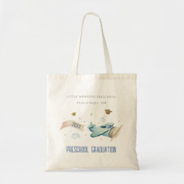 Bolso De Tela Aeronave Cute Kids Sky Stars Graduación preescolar