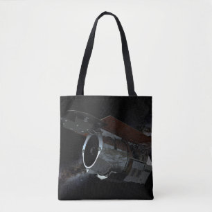 Bolso De Tela Aeronave espacial con telescopio infrarrojo de cam