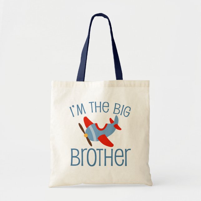 Bolso De Tela Aeroplano de hermano mayor (Frente)