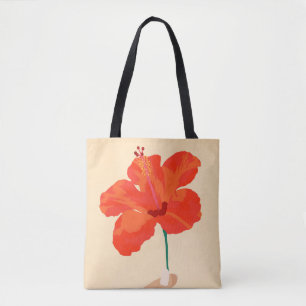 Bolso De Tela Afecto a Hibiscus