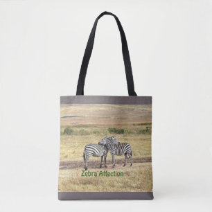 Bolso De Tela Afecto cebra
