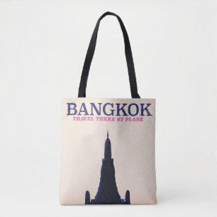Bolso De Tela Afiche de Bangkok Wat Poh Travel
