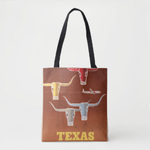 Bolso De Tela Afiche De Viaje De American Airlines A Texas