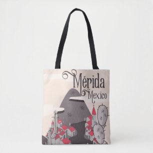 Bolso De Tela Afiche de viaje Mérida México