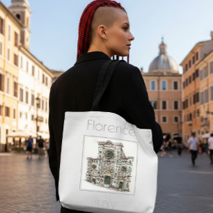 Bolso De Tela Afiche de viaje para Florencia Italia