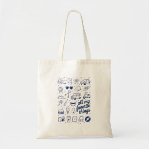 Bolso De Tela Aficiones Retro y Estética de Viajes