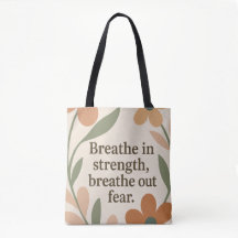 Afirmación de Embarazo Fuerza Respira Boho