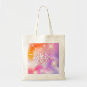 Bolso De Tela Afirmación Diaria, Ley de Atracción, Motivacional