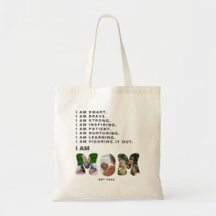 Bolso De Tela Afirmación personalizada Regalo de foto para nueva