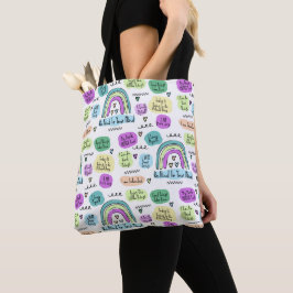 Bolso De Tela Afirmaciones positivas