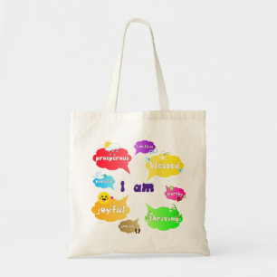 Bolso De Tela Afirmaciones Positivas Palabras Amor Propio