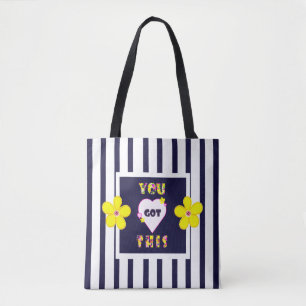 Bolso De Tela Afirmaciones positivas que obtuviste