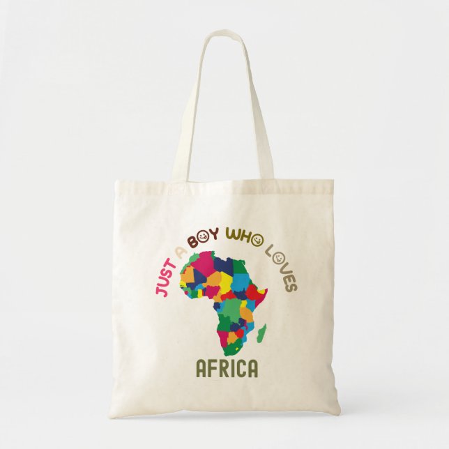Bolso De Tela África (Frente)