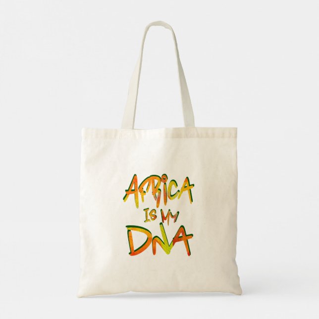 Bolso De Tela África es mi ADN (Reverso)