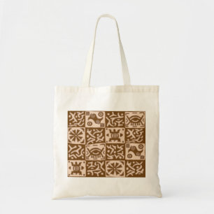 Bolso De Tela África inspiró los diseños - marrón