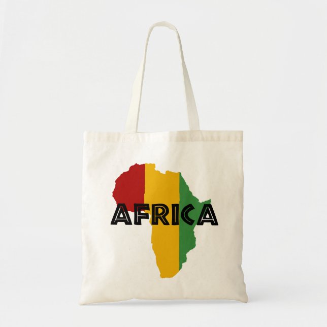 Bolso De Tela Africa Rasta Color (Frente)