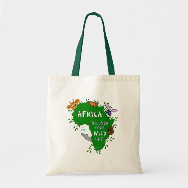 Bolso De Tela África salvaje (Frente)