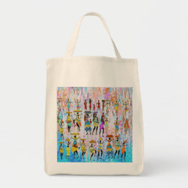 Bolso De Tela African Village