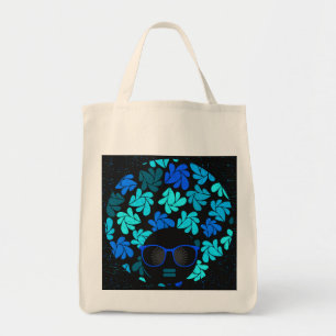 Bolso De Tela Afro Diva Azul