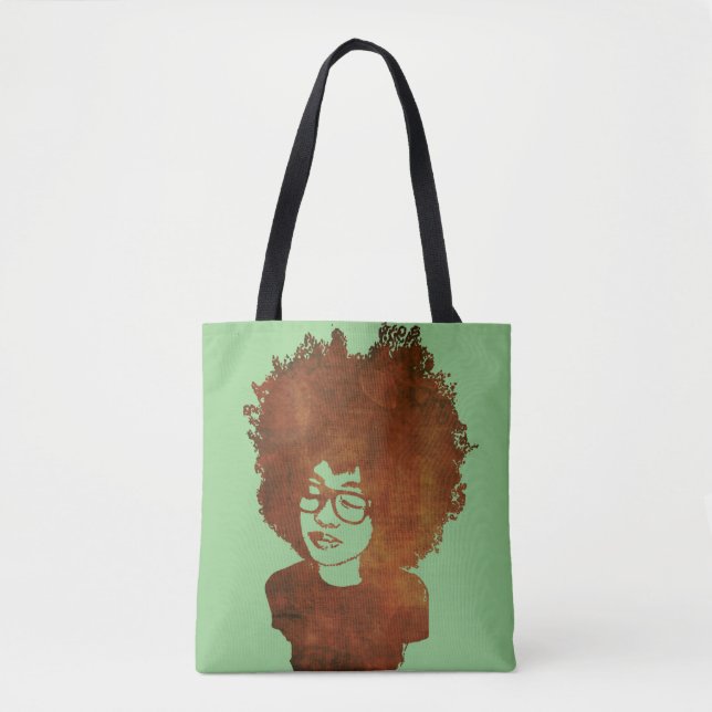 Bolso De Tela Afro Happy (Anverso)