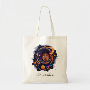 Bolso De Tela Afro-mujer del sistema solar