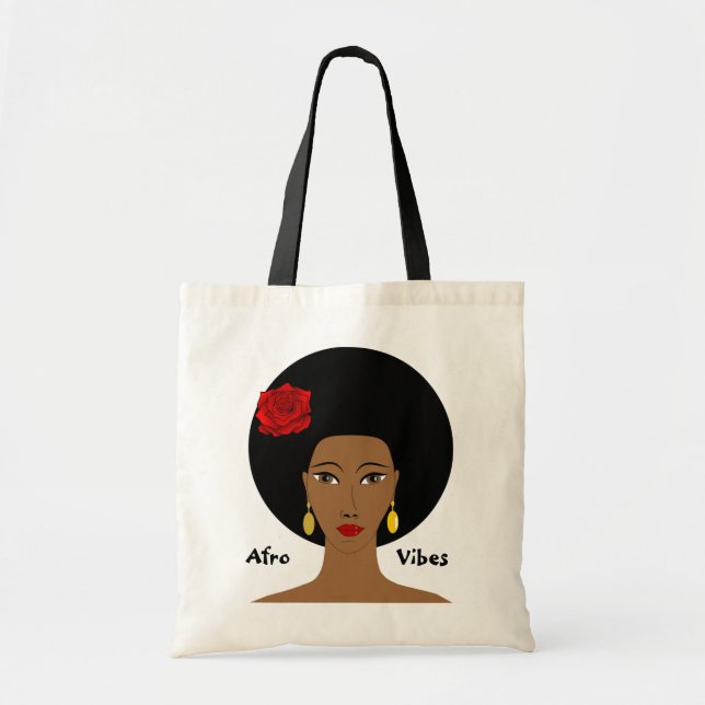 Bolso De Tela Afro Vibes (Frente)
