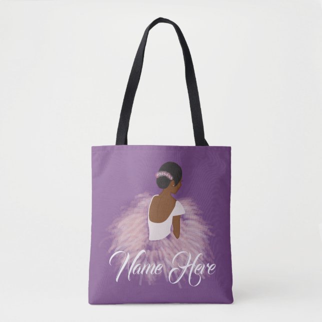 Bolso De Tela Afroamericano conocido personalizado de la (Anverso)