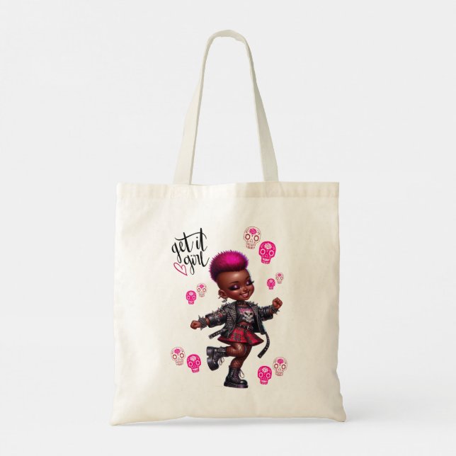 Bolso De Tela Afropunk Get It Chica Tote Bag (Reverso)