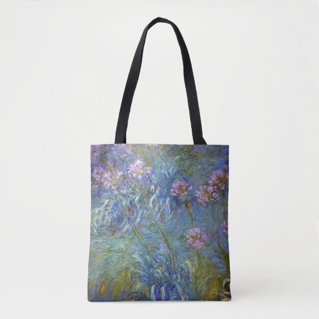 Bolso De Tela Agapanthus, Monet (Anverso)