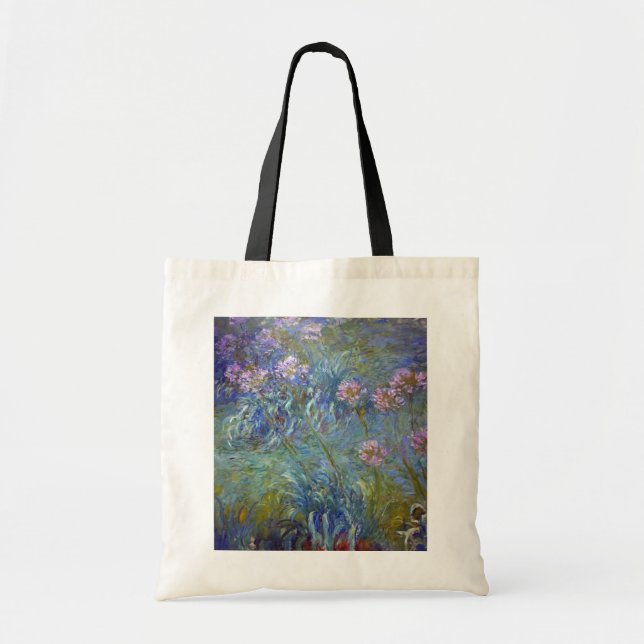 Bolso De Tela Agapanthus, Monet (Frente)