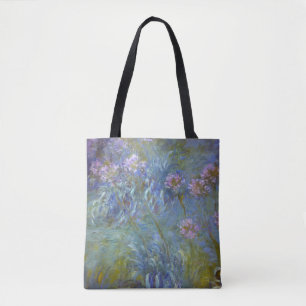 Bolso De Tela Agapanthus por Claude Monet