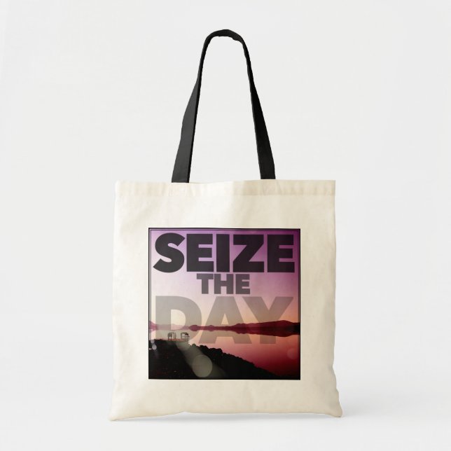 Bolso De Tela Agarre el día (Frente)