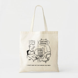 Bolso De Tela Agencia de citas - no quiere un chica que se cague