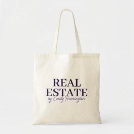 Bolso De Tela Agente de Bienes Raíces Lavanda Moderno