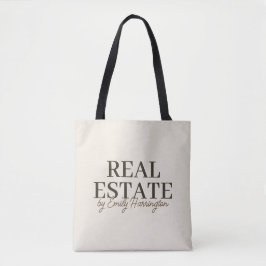 Bolso De Tela Agente Inmobiliario Moderno y Terrenal