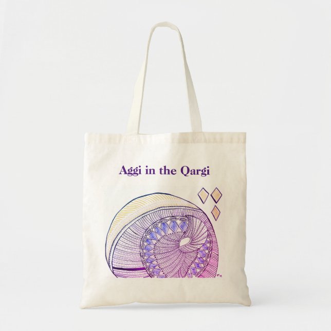 Bolso De Tela Aggi en el Qargi (Frente)