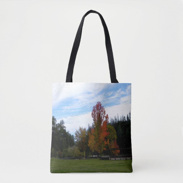 Bolso De Tela Agradable Día de Otoño... (Anverso)