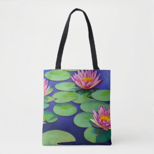 Bolso De Tela Agradables Niñas De Agua Rosa