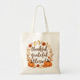 Bolso De Tela agradecido bendito
