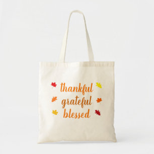 Bolso De Tela Agradecimiento Agradecimiento Acción de Gracias