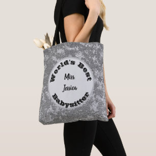 Bolso De Tela Agradecimiento de los bebedores Plata desangrada G