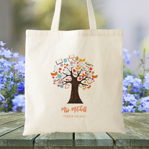 Bolso De Tela Agradecimiento del profesor a árbol