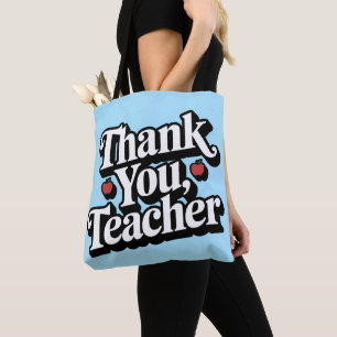 Bolso De Tela Agradecimiento del profesor Gracias