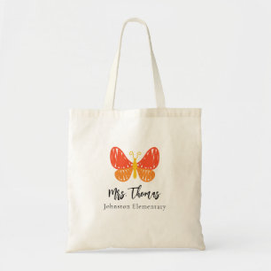 Bolso De Tela Agradecimiento Moderno al Profesor Gracias