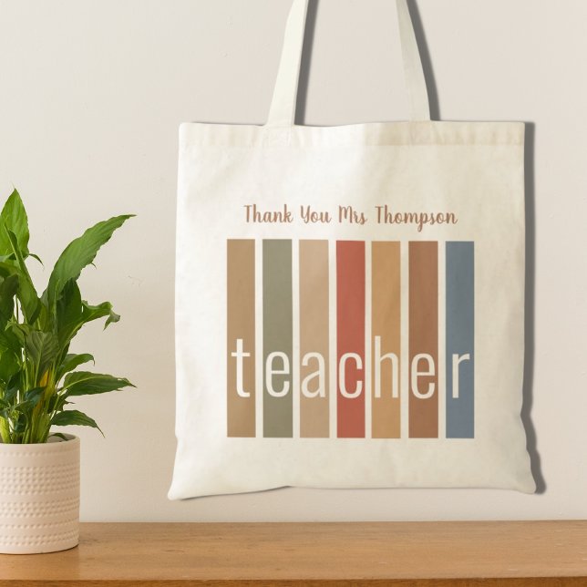 Bolso De Tela Agradecimiento Personalizado al Profesor (Subido por el creador)