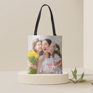 BOLSO DE TELA AGREGA TU FOTO MEJOR MAMÁ 