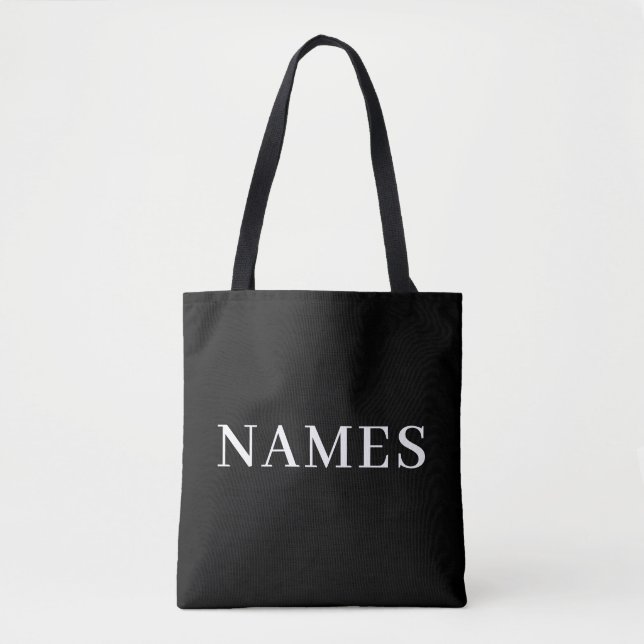 Bolso De Tela Agrega tu nombre (Anverso)