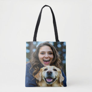 Bolso De Tela Agregar foto personalizada de Labrador Retriever