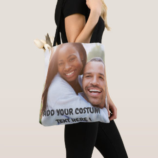 Bolso De Tela Agregar su propia foto Personalizado